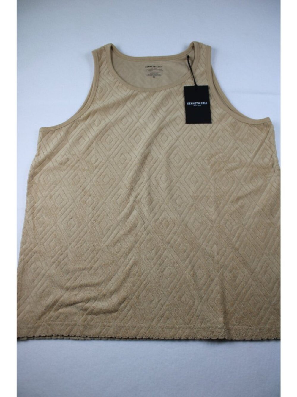 Kenneth Cole Mens Terry Cloth Tank Top XL